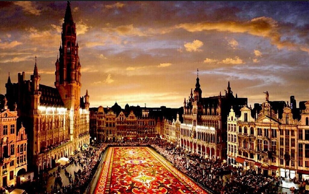 Flower Carpet at the Grand Place in Brussels