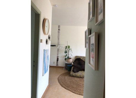 Entering the apartment