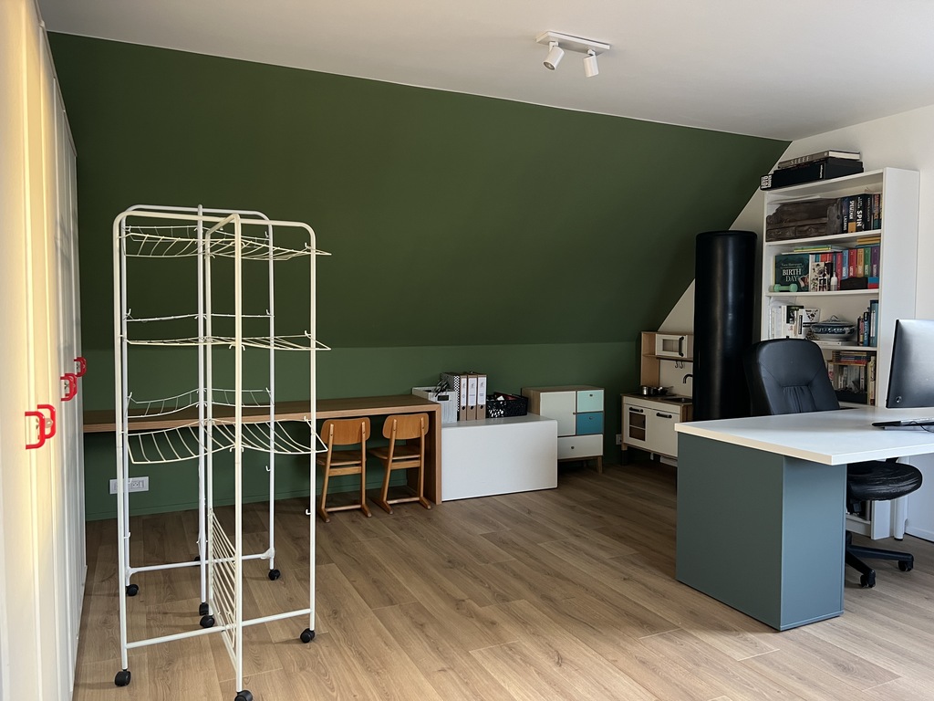 Multifunctional room on second floor, here we dry the laundry (or we dry it outside)