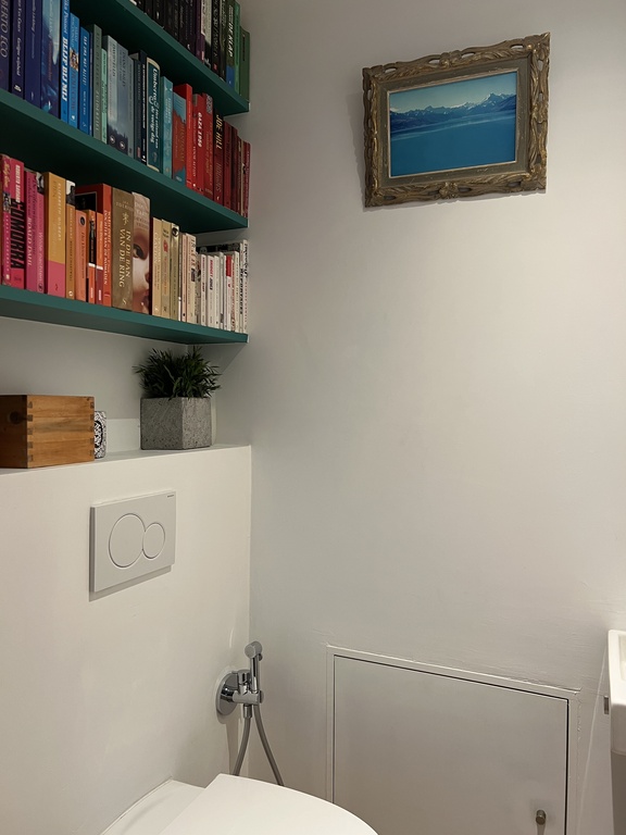 Toilet on first floor