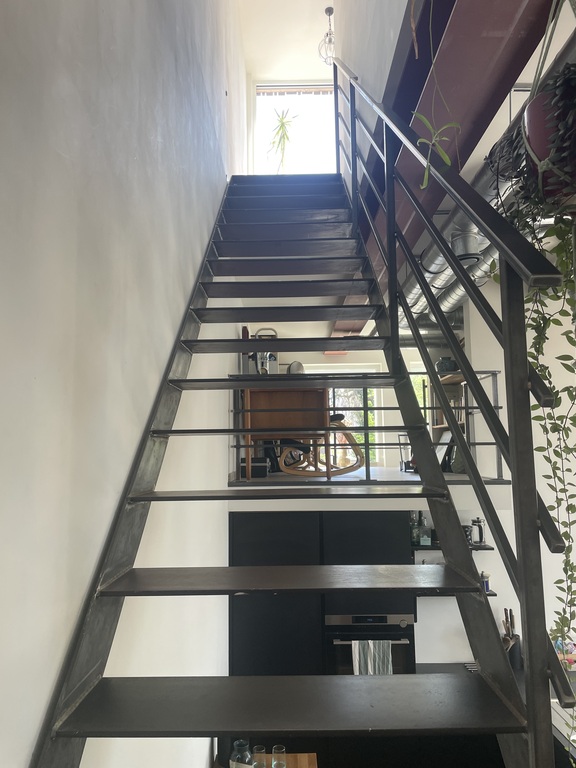 Stairs and mezzanine