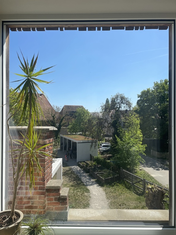 View from the corridor upstairs