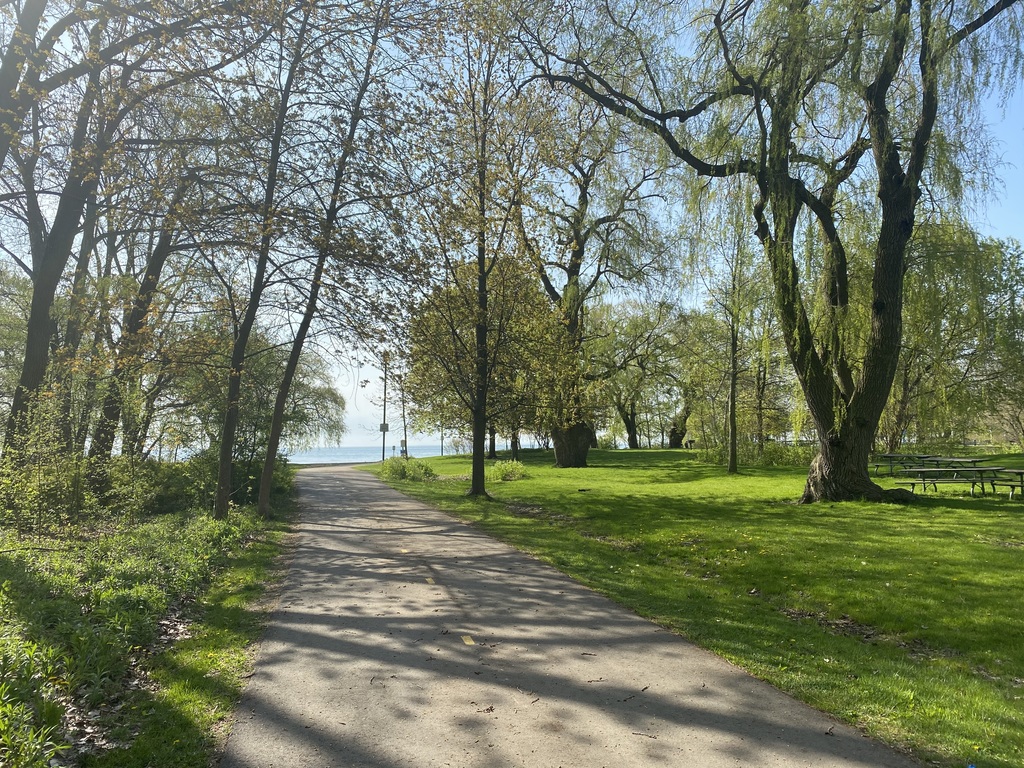 Park and Lake Ontario walking distance from our home