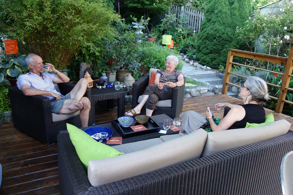 Relax and dine on our deck