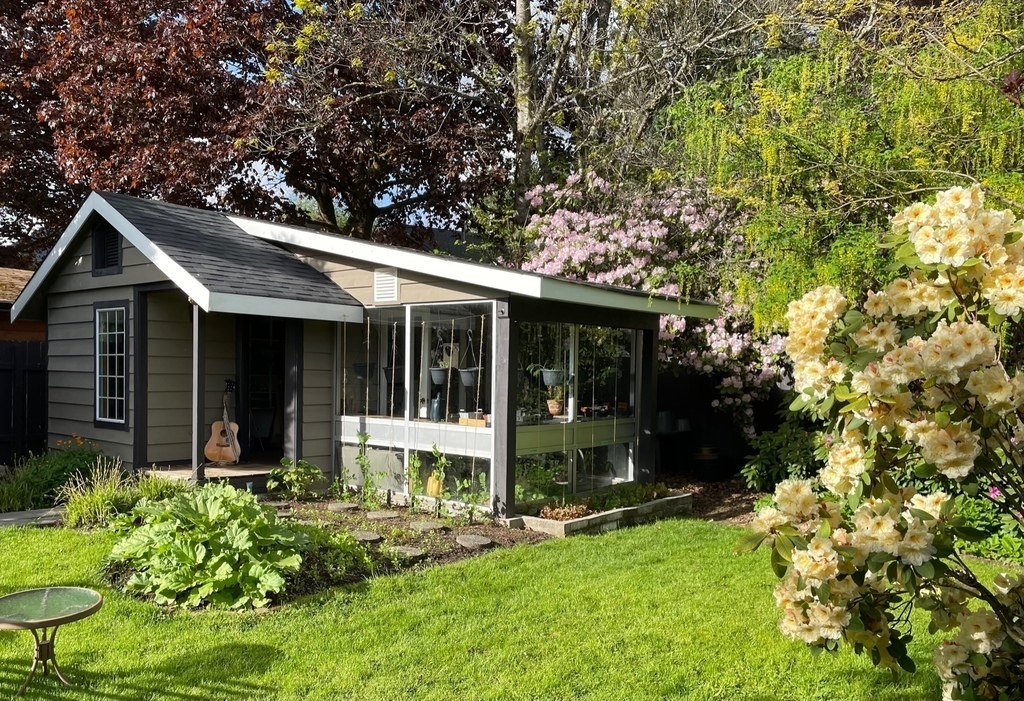 Art studio and greenhouse