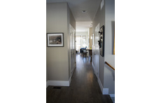 view from entrance into home