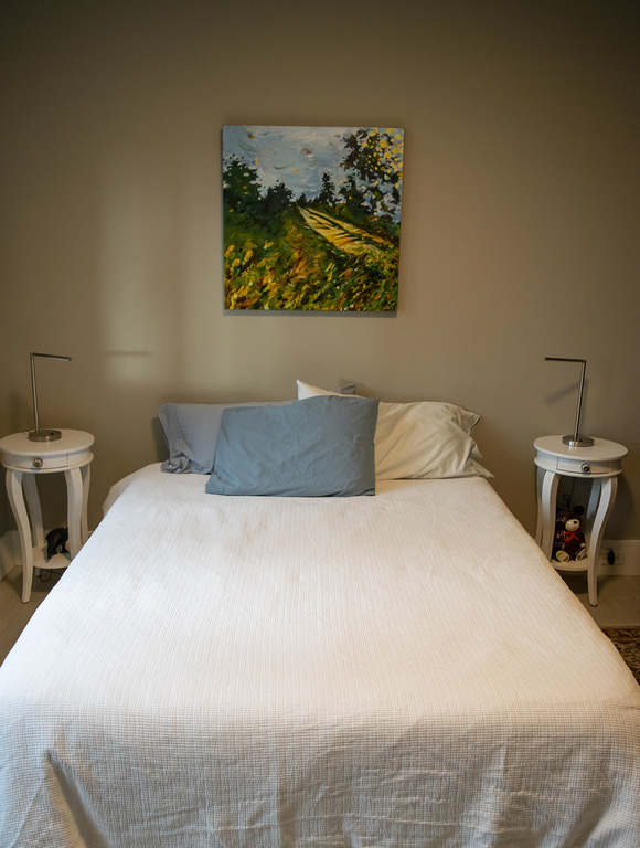 downstairs bedroom: queen bed