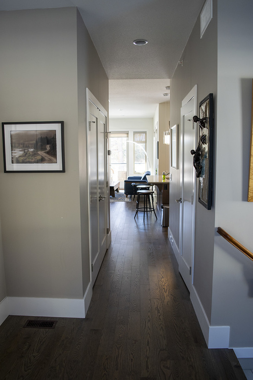 view from entrance into home