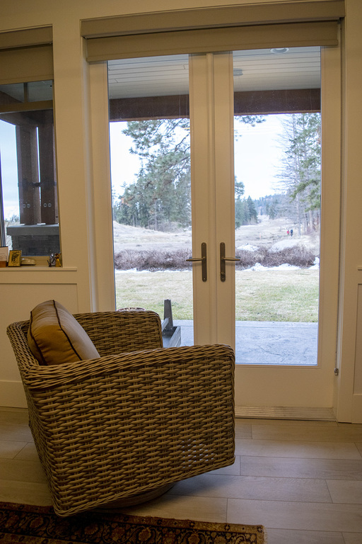 chair in office looking at view