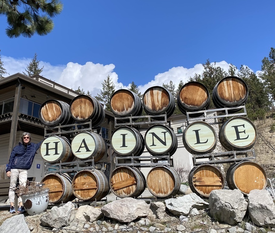 Hainle Winery, 7 minute drive from our house