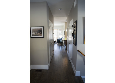 view from entrance into home