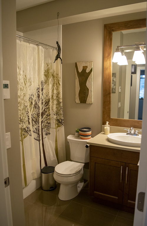 second downstairs bathroom with tub