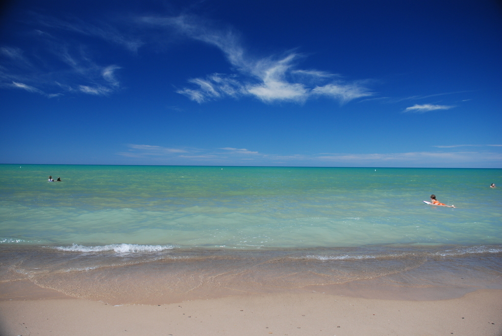 Beach at Grand Bend on Lake Huron (40 minute drive)