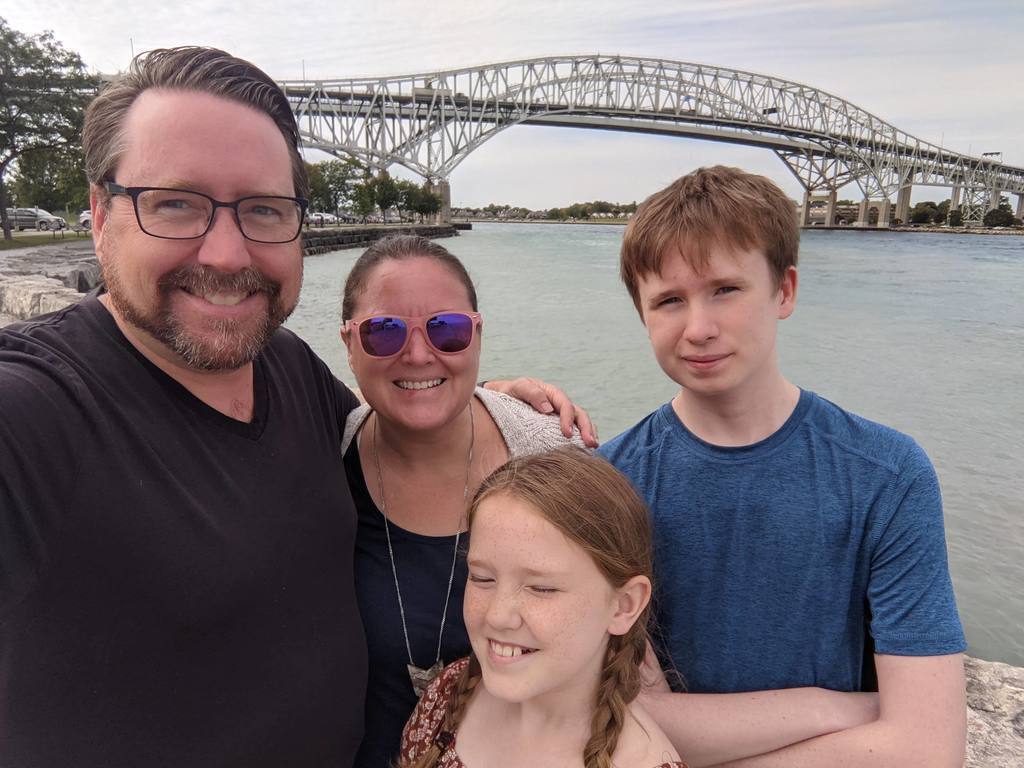 Bluewater Bridge to USA (Sarnia)