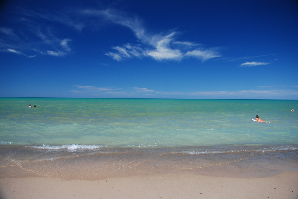 Beach at Grand Bend on Lake Huron (40 minute drive)