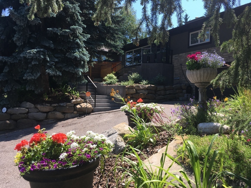 View of front of our home from the street.