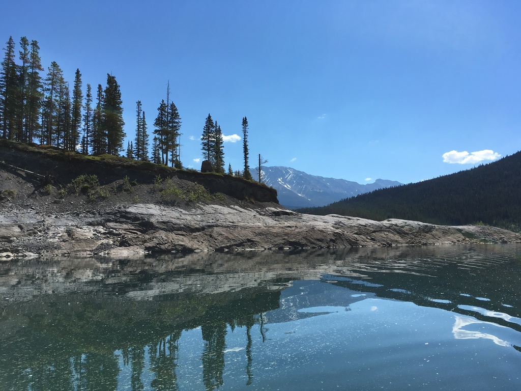 Upper lake kananaskis, 146km drive from our home.  June, 2018.