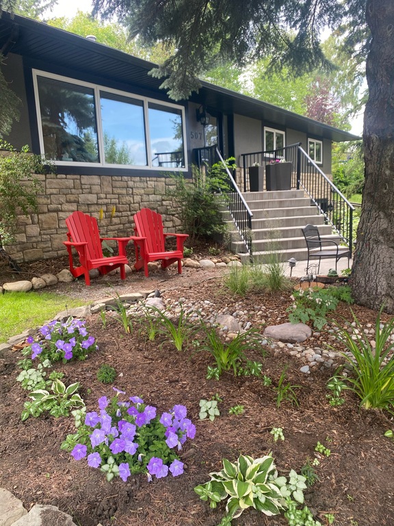 Front yard of our home