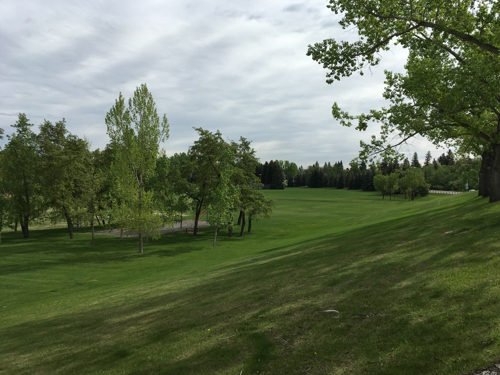 Stanley park. 50m from our home.  Tennis courts, lawn bowling, seasonal pool.