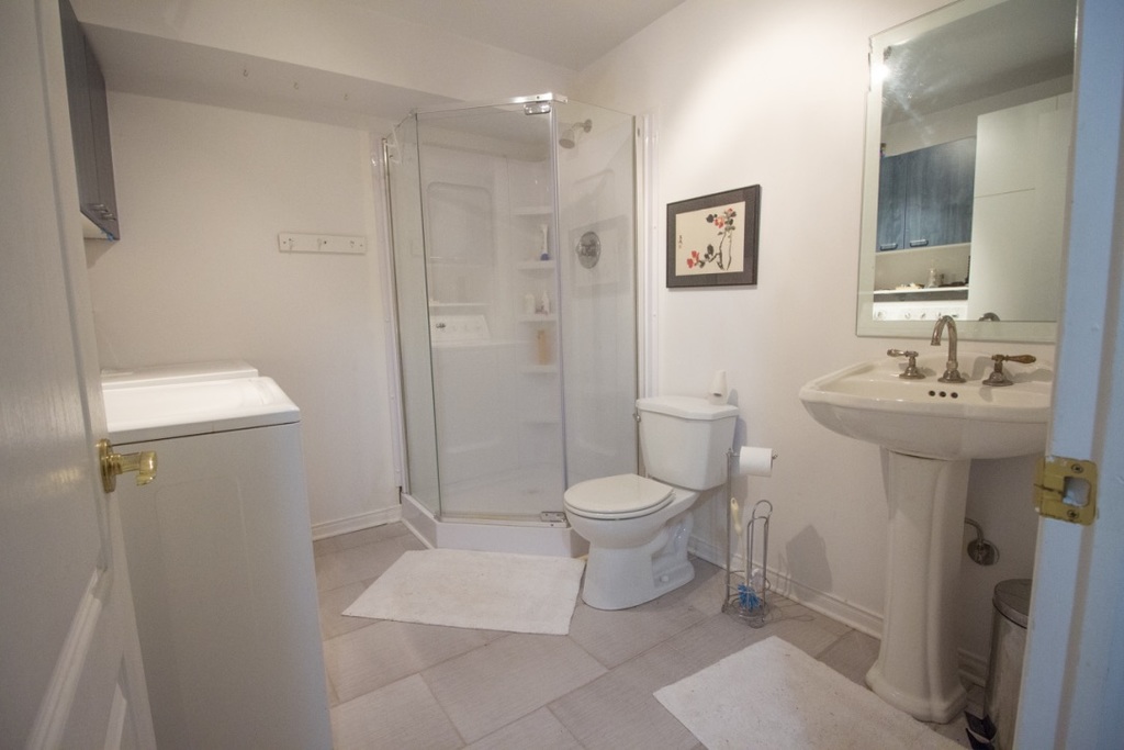 Basement Bathroom - Laundry room