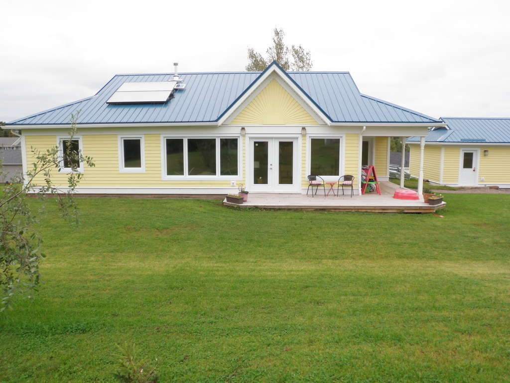 Southside of the house