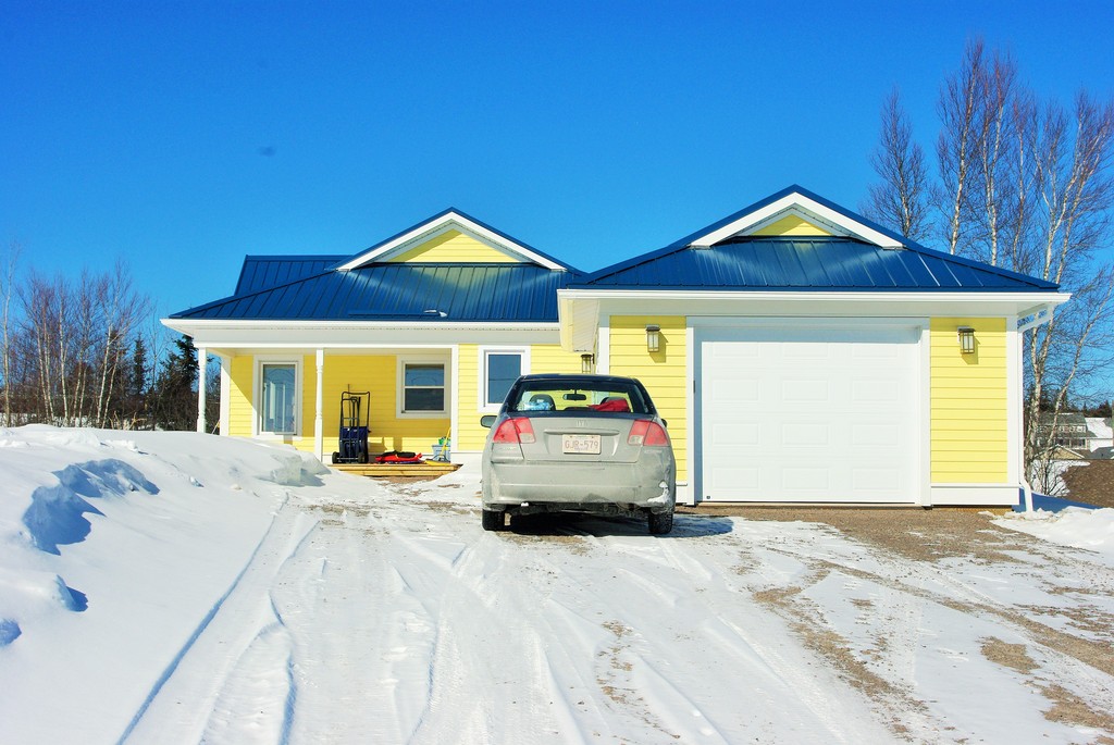 Garage and house entrance