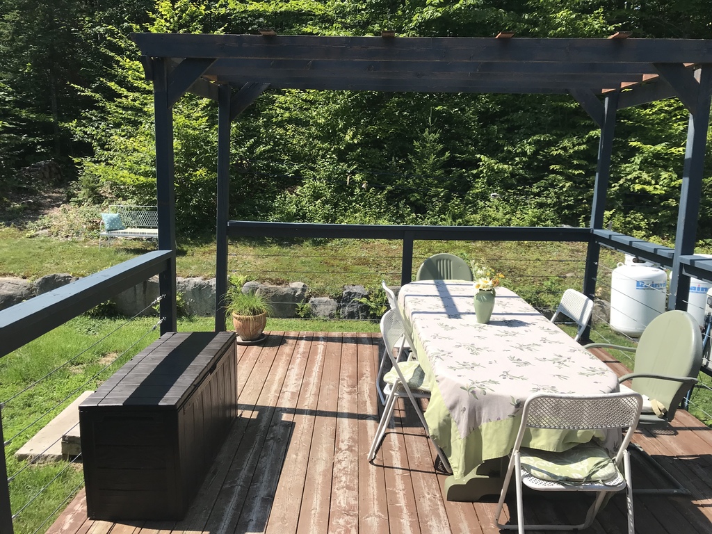 Terrasse ensolleillée