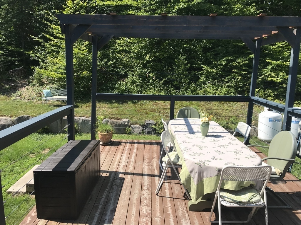 Terrasse ensolleillée