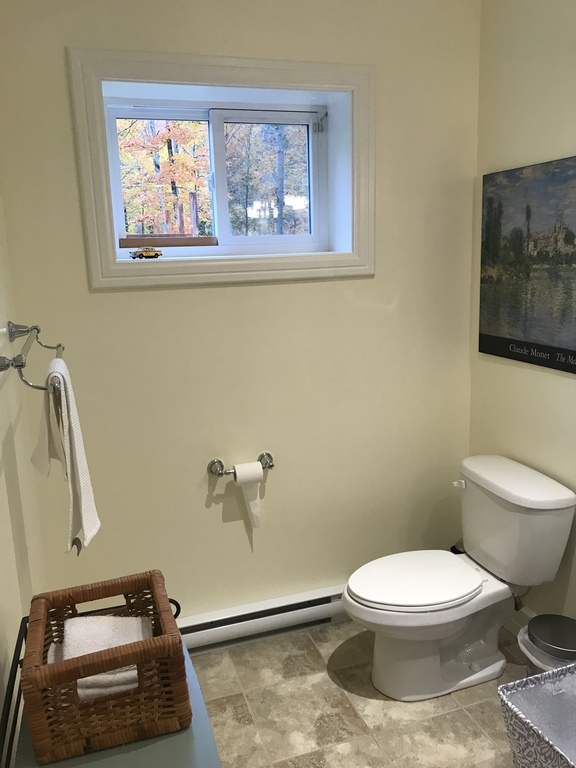 Salle de bain en bas/ downstairs bathroom