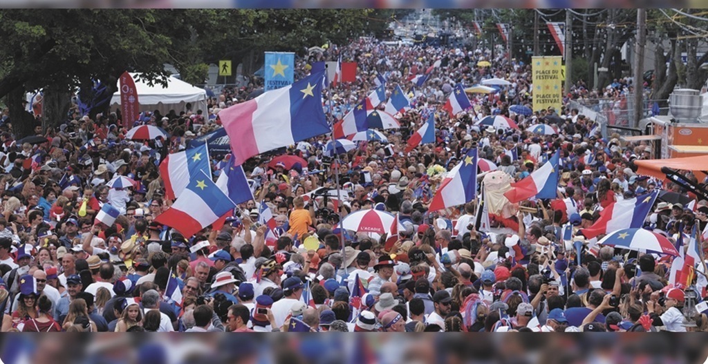 tintamarre à la fête acadienne 15 août 