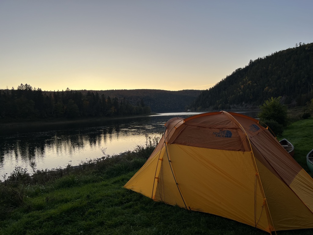 accessoires de camping (rivière Restigouche)