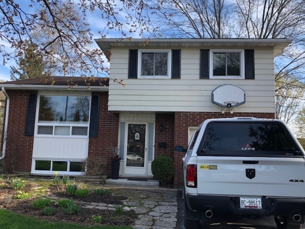 Our home in early spring