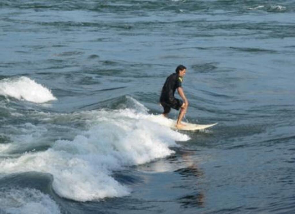 Sur le fleuve Saint-Laurent, près de la maison