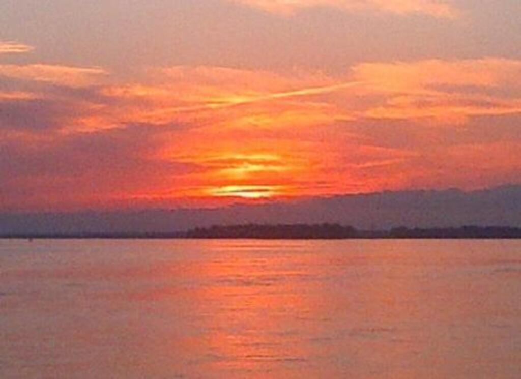 Coucher de soleil, près de la maison