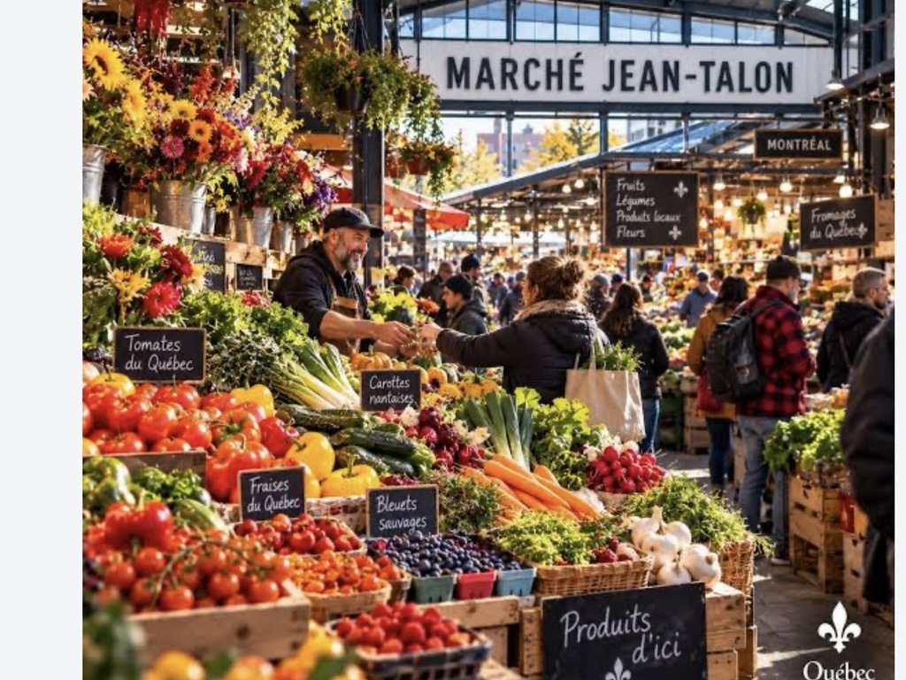 Marché Jean-Talon à 200 mètres maison