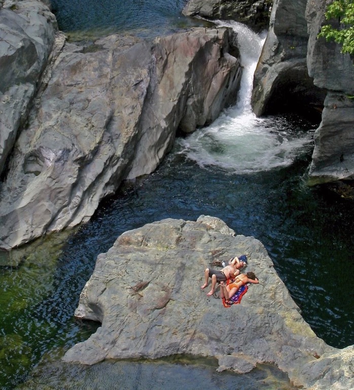 Sooke Potholes is a famous swimming spot.