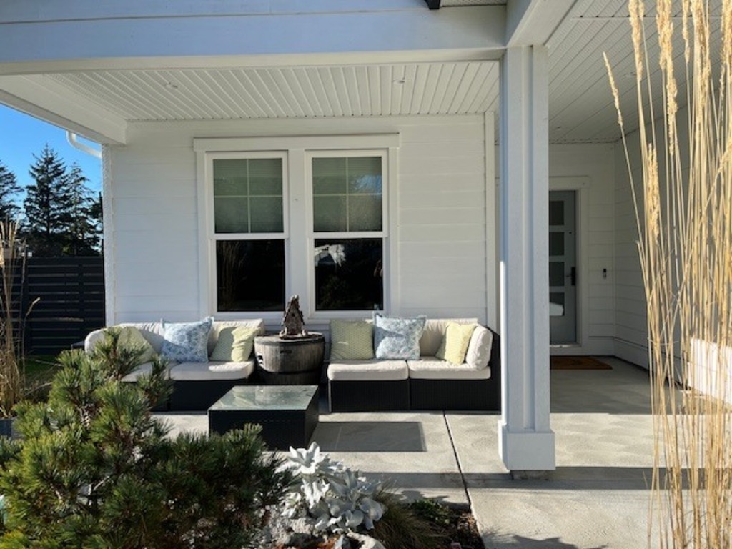 Seating in front of home