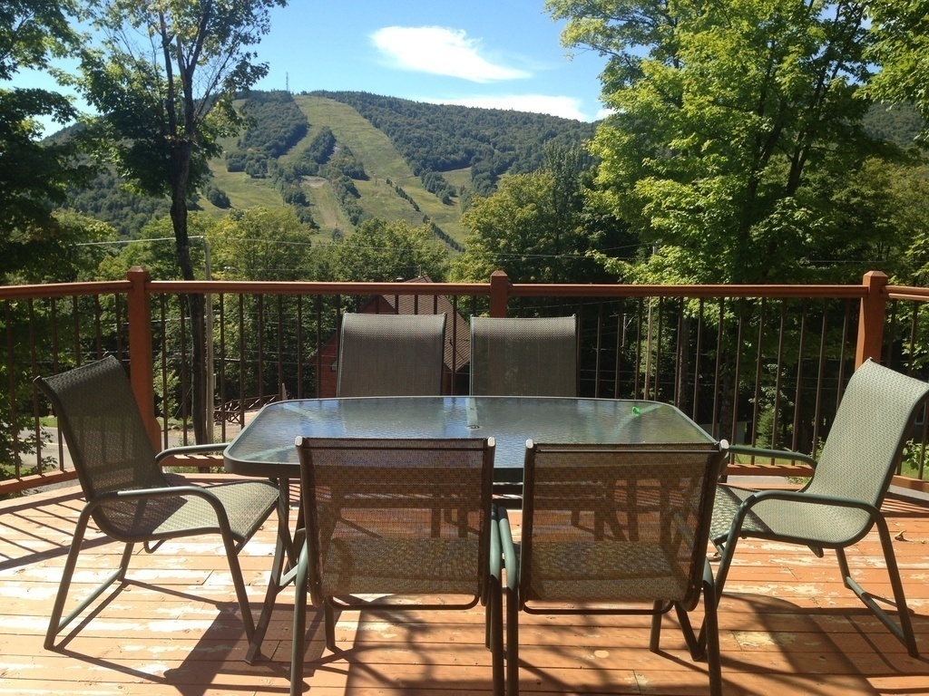 Notre balcon avec la vue sur Stoneham