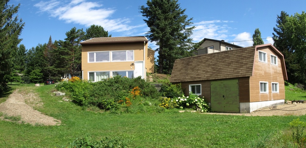 Côté Sud de notre maison.