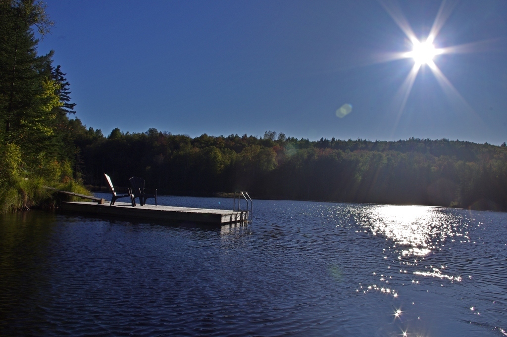 Quai privé.  Private deck