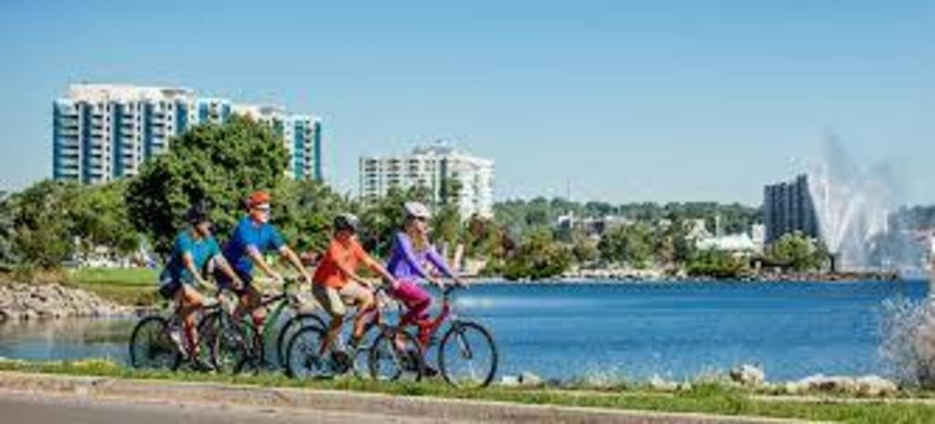 A bike and walking path goes from Allandale all the way to Orillia, then Midland 