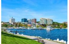 View of downtown Barrie from Allandale