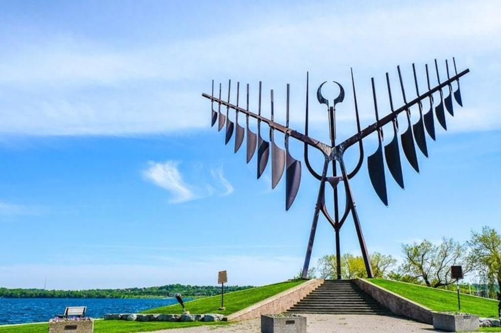 The Spirit Catcher - public sculpture at the waterfront 