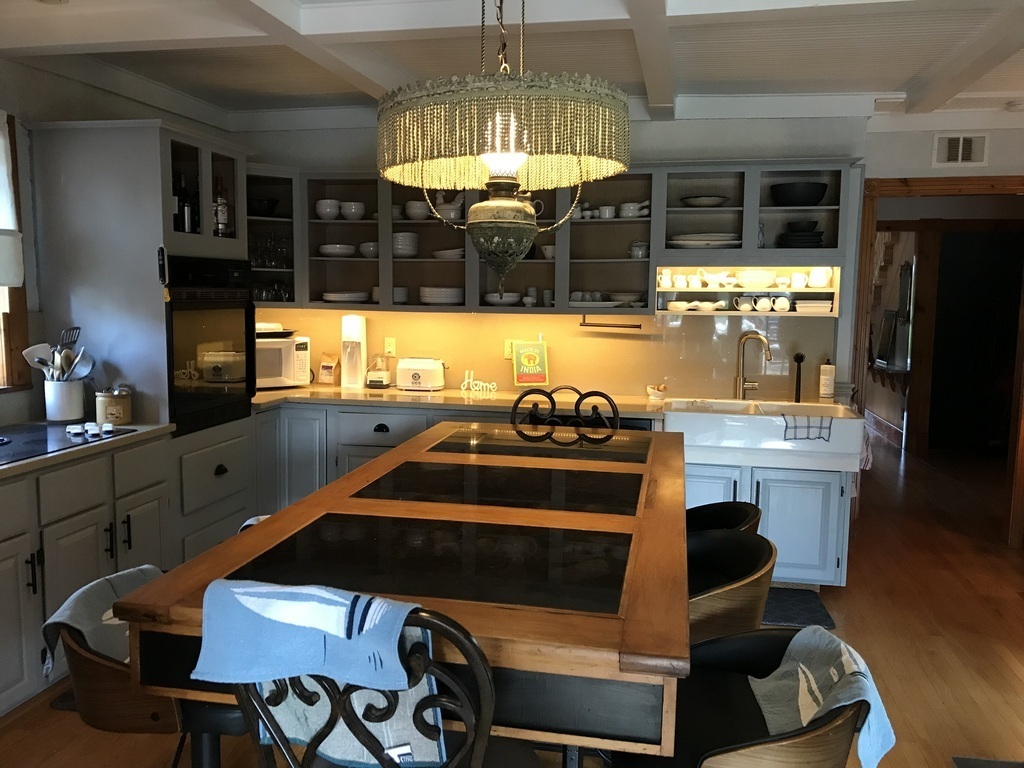 Cuisine avec îlot central