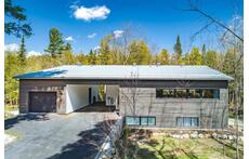 Our home in the woods - on a major bike path