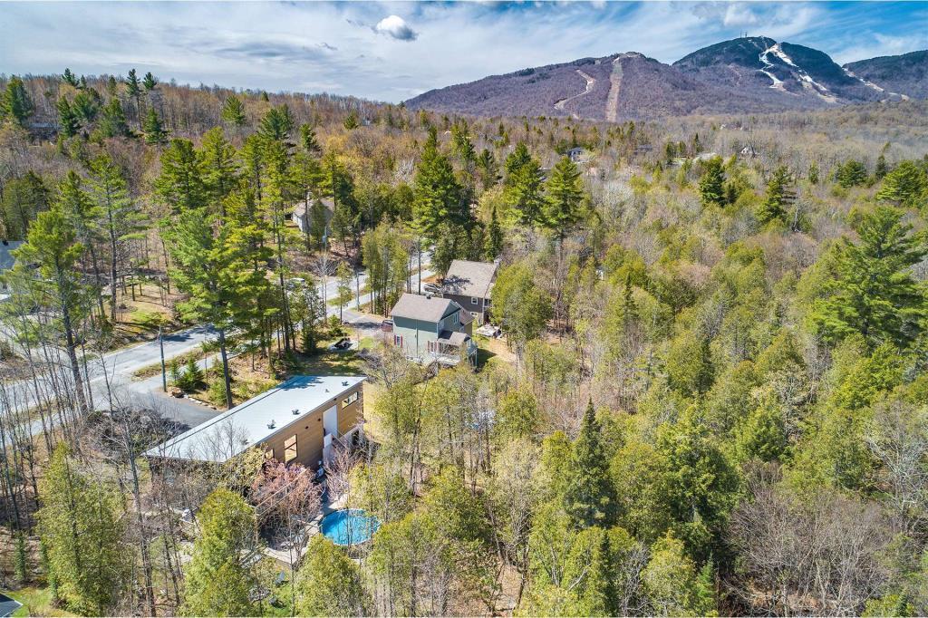 Mont-Orford ski station is at the top of our street