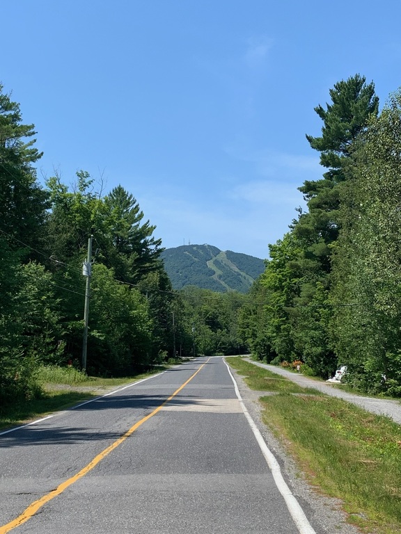 Mont-Orford - as seen from the end of our driveway