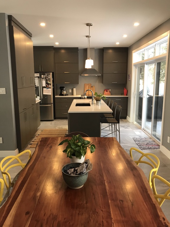 Kitchen and dining room