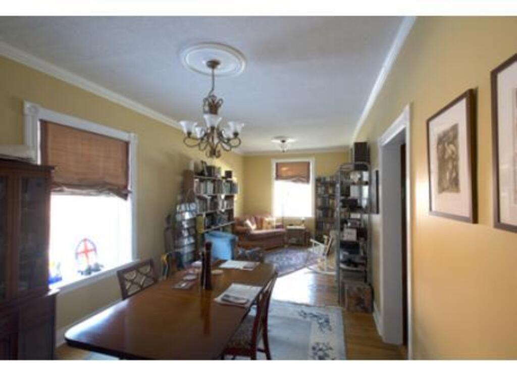 sunny living and dining room