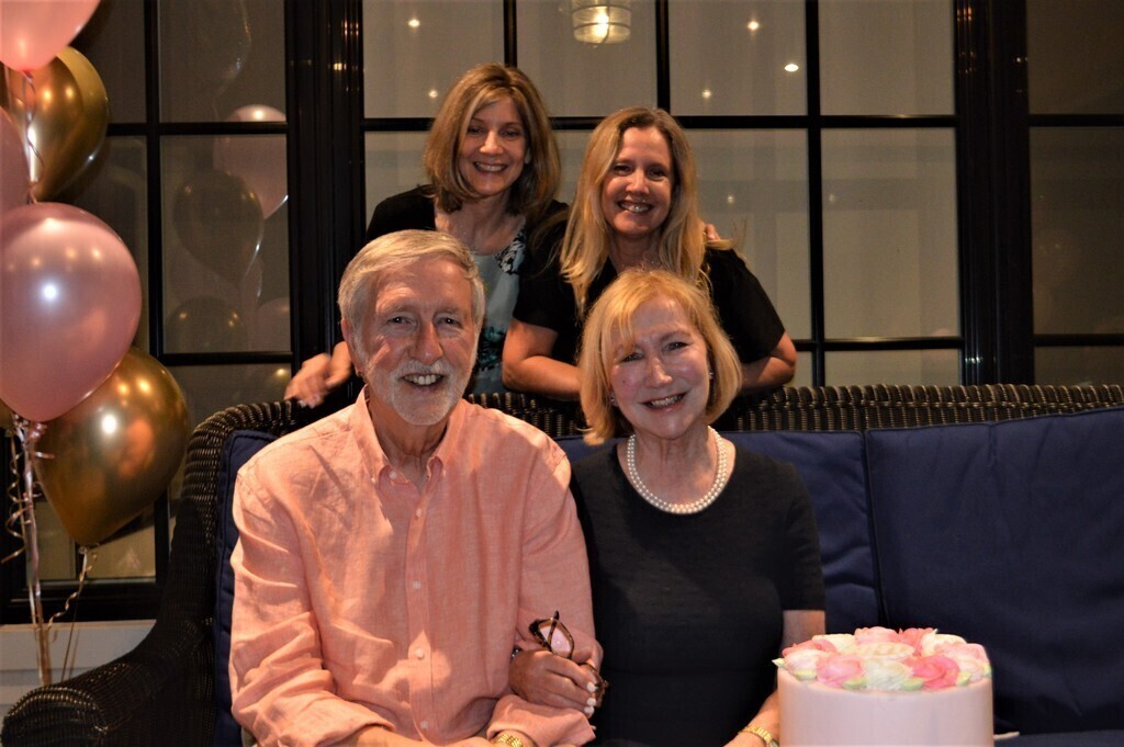 Francine & Andy with our two daughters.